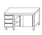 Tables Armoires avec portes et tiroir gauches