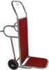 PV2002I  Stainless steel luggage cart 2 wheels and support feet