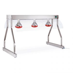 9568T Stainless steel frame with infrared lamps, GN 3/1