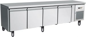 G-UGN4100TN - Table réfrigérée ventilée de table pour la gastronomie, 65 cm de haut 