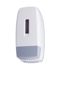T104040 Distributeur de savon liquide push ABS blanc 0,5 litre