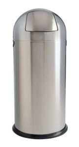 T106031 Polished stainless steel Push bin 52 liters