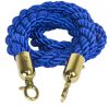 T106330 Corde bleu 2 anneaux de fixation dorés pour poteau 1,5 mètres