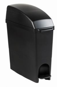 T104281 Contenitore di raccolta sacchetti igienici plastica nero 18 litri