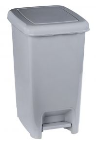 T909960 Grey polypropylene pedal bin 60 liters (Pack of 6 pieces)