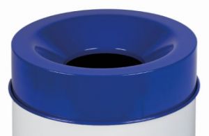 T770565 Tapa azul para cubo de basura ignífugo de 50 litros SOLO TAPA