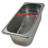 VG361612-D Ice cream tray with stainless steel 360x165x h120 mm divider