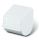 T710010 Porte-rouleau papier toilette fermé en plastique blanc
