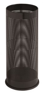 T775111 Paragüero cilíndrico perforado en metal negro