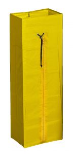 00003682 PLASTICIZED BAG 70 L WITH ZIP - YELLOW
