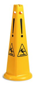 S210410 PYRAMID SAFETY SIGNAL - YELLOW