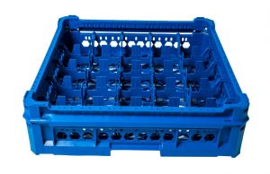 GEN-K25x5 CLASSIC BASKET 25 SQUARE COMPARTMENTS - Glass height from 65mm to 120mm