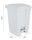 T101450 White Plastic pedal bin 45 liters (Pack of 3 pieces)
