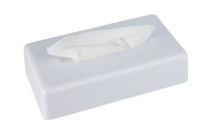 T130000 White ABS tissue holder mini
