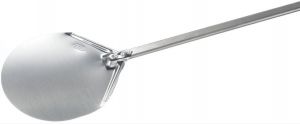 I-29-75 Pizza shovel head in stainless steel ø 29 round, aluminum handle 75 cm