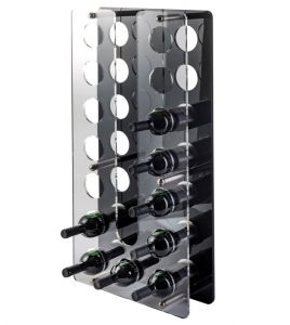EV01108 WALL 2 - Wall-mounted wine display for bottles ø 8.2 cm