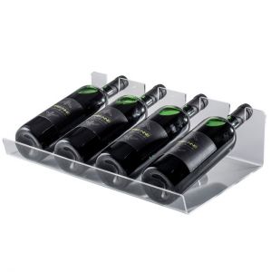 EV02001 SHOW 4 - Espositore vino da tavolo a 4 sedi per bottiglie ø 8,2 cm