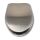 Toilet seat with slow closing in stainless steel - Model LX3040