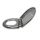 Toilet seat with slow closing in stainless steel - Model LX3040