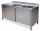 LT1046 Wash Cabinet on stainless steel