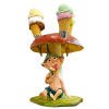 EG021 Ice cream cone holder mushroom with elf height 40 cm