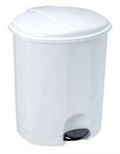 T909112 Plastic Pedal bin 12 liters (Pack of 6 pieces)