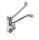 KL1060 PROFESSIONAL single-lever sink mixer with clinical lever