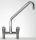 KL1320 PROFESSIONAL double hole tap for sink, knobs and swivel spout