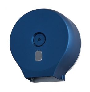 T104301 Roll toilet paper dispenser abs blue soft touch 200 m