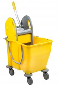 T705002 Double bucket mop trolley with wringer 50 lt