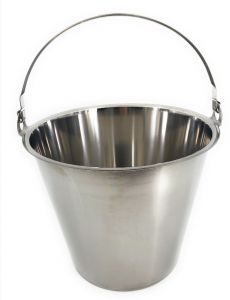 SE-G12 12 liters graduated stainless steel bucket